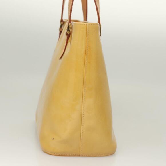 LOUIS VUITTON Monogram Vernis Houston Hand Bag Beige M91004 - Picture 5 of 13